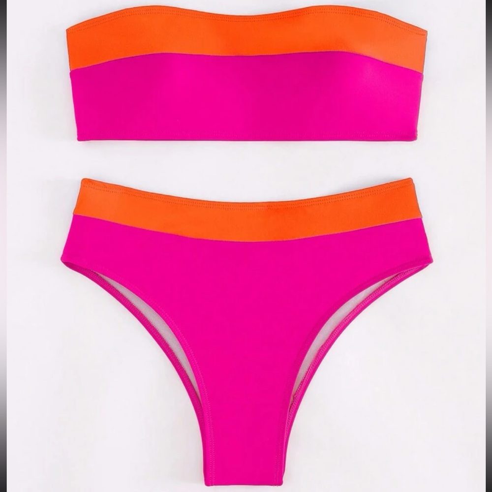 Orange/pink bikini